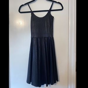 Blackmilk - Black Shimmery Skater Dress